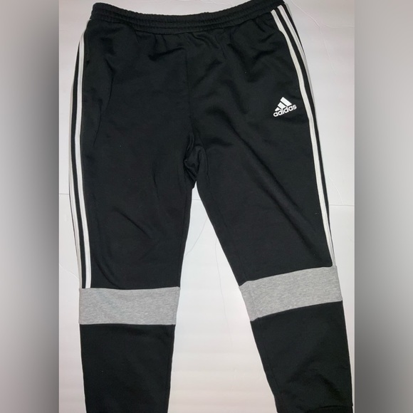 adidas Other - Black white gray Adidas jogging pants size XL